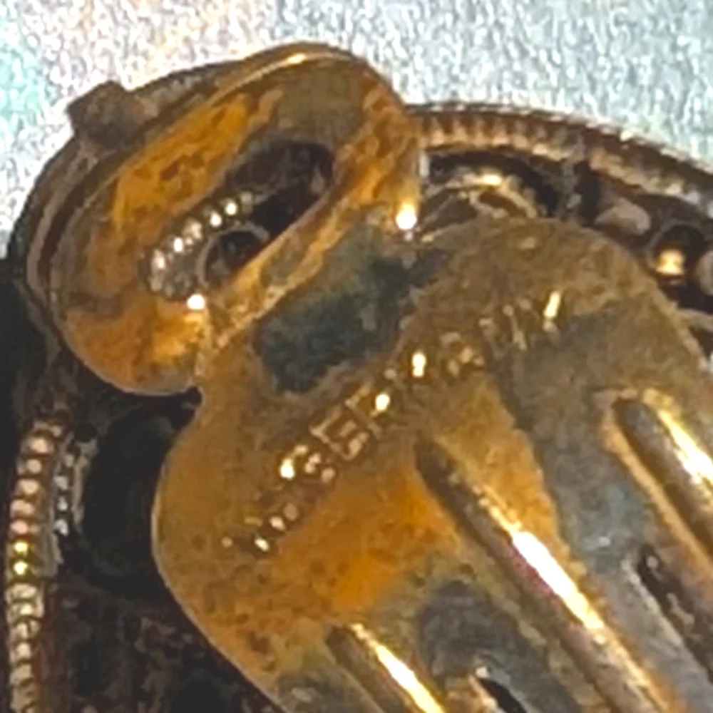 RARE Renaissance Revival W.Germany 1950s Filigree Demi Parure - Picture 5 of 8